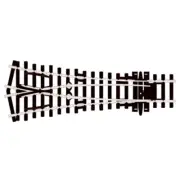 OO Gauge Peco Small Radius Y Turnout Track - (SL-E97)