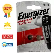 Energizer Alkaline LR44 A76 Batteries 4BL 1.5V G13 AG13 Long Lasting Ex 12/26