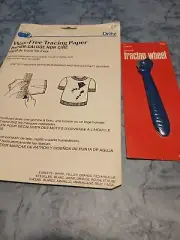 Vintage Dreitz Wax Free Tracing Paper With Tracing Wheel