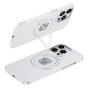 For iPhone 15 Pro Max ic PC Phone Case Matte Cover with Foldable Kickstand Compatible