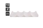 Vivva 2PCS Bottle Fridge Organiser Wine Beer Stacking Rack Kitchen Space Saving Can Holder-White