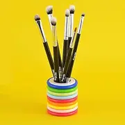Wishbeauty 7-Piece Eye Brush Set – Vegan Eyeshadow, Eyeliner, Blending & Crease Brushes – Includes Pencil, Shader, Tapered & Definer – Soft Synthetic Bristles for Flawless Eye Makeup