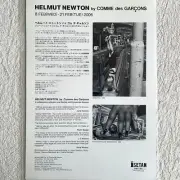 Helmut newton by comme des garcons pamphlet