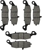 Motorcycle Front Rear Brake Pads for K/awasa-ki Vulcan Nomad VN1500 VN1600 VN1700 VN 1500 1600 1700 Classic Tourer Vaquero (Color : Front and Rear)