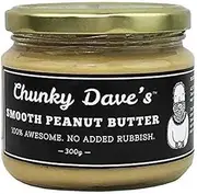 Pepe Saya Chunky Dave's Smooth Peanut Butter 300 g (Pack of 6)