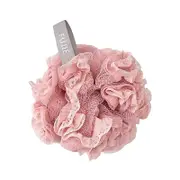 Shower Sponge Exfoliating Scrub Rich Foam PE Gentle Washing Bath Mesh Brush Bathroom Supplies-Pink