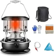 Kerosene Heater, Portable Kerosene Heaters for Indoor Use, Kerosene Stove for Camping and Fishing, Height Adjustable Kerosene Heaters for Outdoor, Emergency Oil Heater for Heating, Garage, Cooking