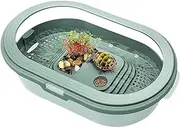Tank for Turtles - Small Turtle Terrarium - Reptile Habitat Anti-Escape for Resting Basking, Terrapin Tortoise Feeding Terrarium