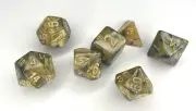 Kraken Fusion Dice Molten Gold 7-Piece Polyhedral Dice Set
