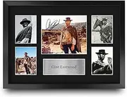HWC Trading FR A3 Clint Eastwood Gifts Printed Signed Autograph Picture for Movie Memorabilia Fans - A3 Framed