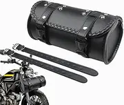 Motorcycle Tool Bag - Motorcycle Fork Storage Bag | Waterproof PU Leather Bag Large Capacity Vintage for Motorcycle Front Fork Handlebar