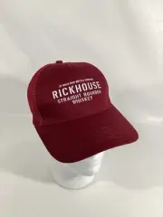 RickHouse Bourbon Whiskey Hat Cap Adjustable SnapBack Mesh-Back