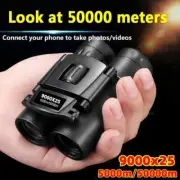 Portable Powerful Binoculars Long Telescope Jumelles Folding For Hunting Camping