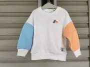 Aldi Gear 2025 Childrens ColorblockPullover w Multi Color Aldis Sweatshirt Sz 3T