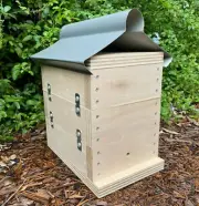 Honey Super Beehive OATH Box Stingless Australian Native Bee Hive Grey Roof