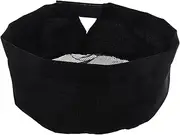 [BESTYASH] Comfortable Hotel Chef Hat Unisex Kitchen Food Service Cap for Waiters and Waitresses Hotel Chef Head Wrap for Cooking and Baking Chef Hat Black