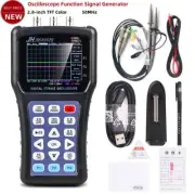 JDS6052S 50MHz 2CH Handheld Oscilloscope Function Signal Generator 2.8" Display