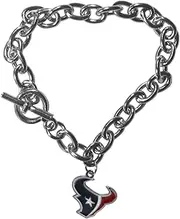 Sports NFL unisex-adult Charm Chain Bracelet