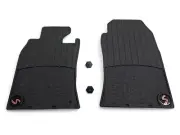 Mini Cooper S Front Rubber Floor Mat Pair NEW 82550306793 02-08 R53 R52 (for: Mini)