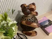 Lantern Dog Sitting Animal Lamp Coconut Shell Bedroom Lamp Table Floor Light