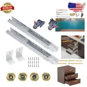 Maximize Drawer Space with 6 Pairs Under Mount Soft Close Drawer Slides 18 Inch