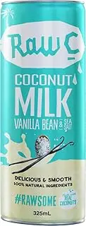 Raw C Vanilla Bean & Sea Salt Coconut Milk 325 ml (Pack of 12)