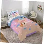 Bluey & Bingo Comforter Set - 5 Piece Bed Set Includes Twin Multi - Bluey