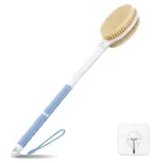 Bath Brush Long Handle for Shower, Back Scrubber for Shower, Non-Slip Long Ha...
