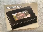 DELUXE MEMORY BOX FOR PHOTOS MEMENTOS KEEPSAKES AND MORE 9" X7"