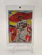 Mike Trout Custom Swedish Fish Collage Art Card By Keith Kelley 2.5x3.5 1/1