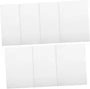 GRADENEVE 7pcs Embroidery Stabilizer Wash Away Sashiko Stencil Water Soluble Stabilizer Embroidery Transfer Patterns Water Soluble Embroidery Topping Film Glue-Back Non-Woven Fabric White