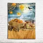 Yellow Wheat Pumpkin 3D Wall Hang Cloth Tapestry Fabric Decorations Decor