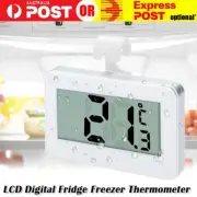 LCD Digital Fridge Freezer Thermometer Cooking Kitchen Hook Magnet Waterproof AU
