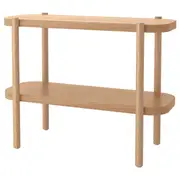 LISTERBY console table, oak veneer, 92x38x71 cm