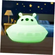 UFO Spaceship LED Baby Night Light, Cordless, Touch Control, Soft Junior UFO