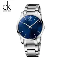 在飛比找Yahoo!奇摩拍賣優惠-CK手錶CalvinKlein男錶CITY系列時尚藍盤石英男