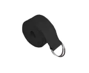 Strap for Stretching – Yoga Stretching Strap Thick Durable Cotton with Adjustable Ring -Dark Blue