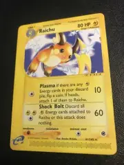 Raichu 61/165 NM Rare Expedition Pokemon Card. Fast Shipping with Tracking!