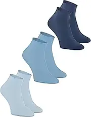 [Rainbow Socks] Women's Cotton Comfortable Pressure-free Ankle Socks - Beige Blue Mint Socks Sets - 3 or 5 Pairs
