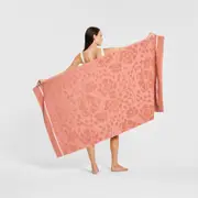 Sheridan Allena Beach Towel in Pink Clay Cotton