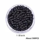 500Pcs Copper Ring Beads 3.0Mm Nano Ring Beads Silicone Lined Micro for Hair Ext