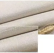 Outdoor Bench Cushion Cover 120 x 40 140 x 45 150 x 40 for Long Window Seat with Zipper, Linen Fabric, 5CM Thick, Patio Porch Swing Cushion Covers Replacement Only(Beige,120x35x5cm)