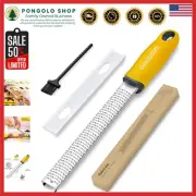 Slim Orange Zester Grater: Durable Stainless Steel for Effortless Flavoring