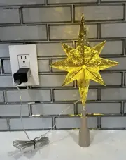 Christmas Tree Lighted Star Topper