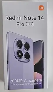 Smartphone Xiaomi Redmi Note 14 Pro 5G Lavender Purple (Lavender Purple) 8GB RAM 256GB ROM NFC
