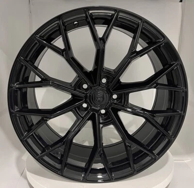 4 HP3 20 inch STAGG Gloss Black Rims fits HYUNDAI GENESIS SEDAN V6 2015 - 2016 (for: Hyundai)