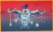 Red Orc MOX Play Mat MTG Playmat SIGNED Dan Frazier Wizards Of The Coast