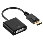 1080P DP 到 DVI 適配器 DISPLAYPORT 顯示端口到 DVI 電纜適配器轉換器公對母,用於監視器投影