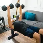 Flat Weight Lifting Bench Press Sit Up Exercise Workout Training Home Gym