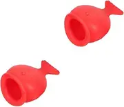 FOYTOKI 2pcs Lip Plumper Silicone Fish-shaped Reusable Lip Plumping Tool Cute Design for Easy Use and Comfort